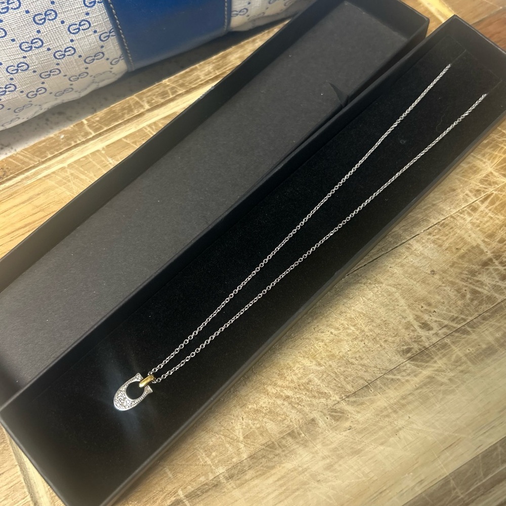 Coach Two-Tone Pendant Necklace